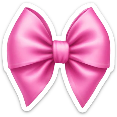 Pink bow  sticker