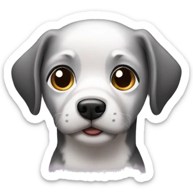 Cachorra preto  sticker