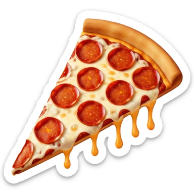 pepperoni pizza slice sticker
