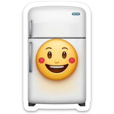 funny fridge emoji sticker