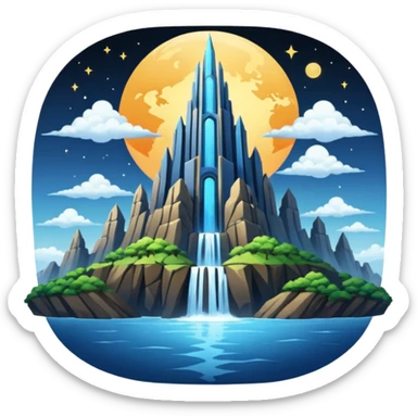 The nation of gods and earths sticker