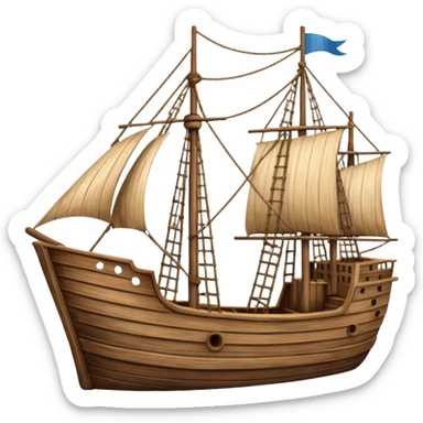 Sea travel sticker