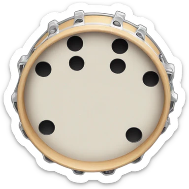 tambourine  sticker