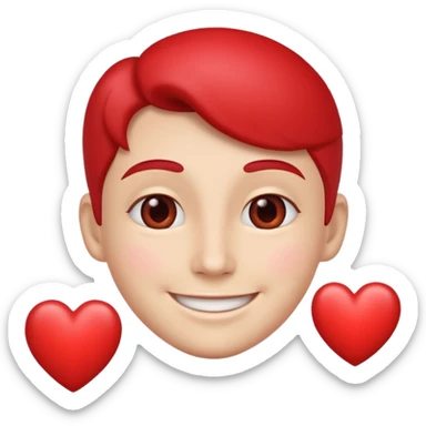 Good morning heart sticker