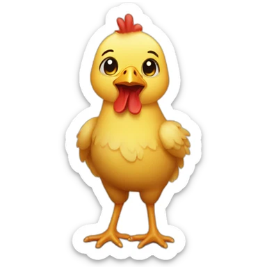 Little chicken sticker
