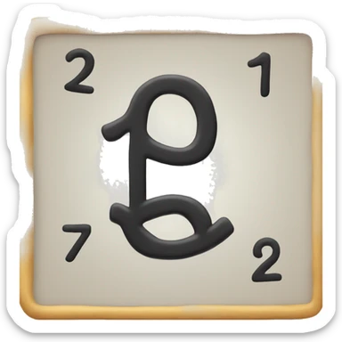 maths symbol minus, number one sticker