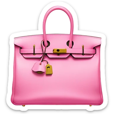 Hermes Birkin pink sticker