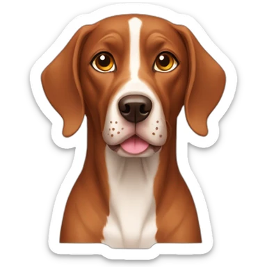 viszla dog sticker