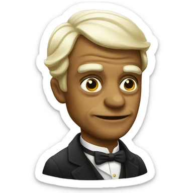 gentlemen pepe sticker