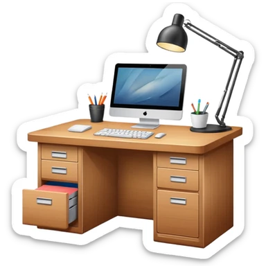 Home desk office sticker