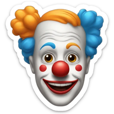 clown pas d'accord sticker