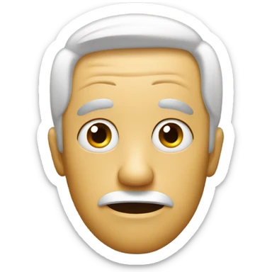 Confusing face sticker