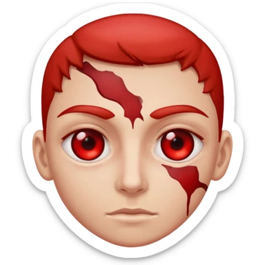 Bloodshot eyes  sticker