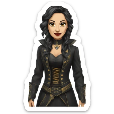 Tatiana Shmayluk de Jinjer , costume de scène sticker