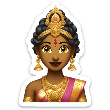 Goddess Lakshmi sticker