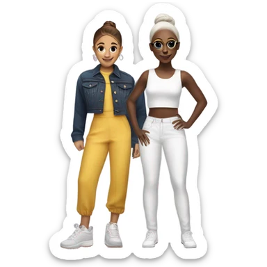 Ariana grande and Cynthia aribo  sticker