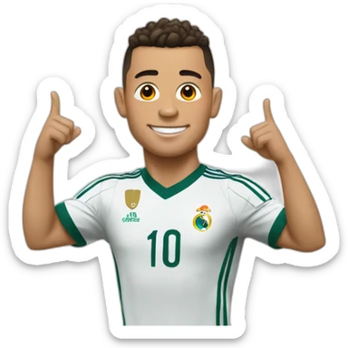 Ronaldo qui fait sa célébration sticker
