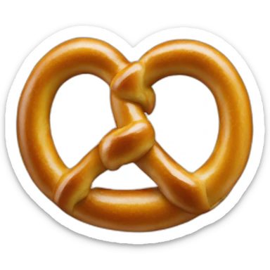 chrome pretzel sticker