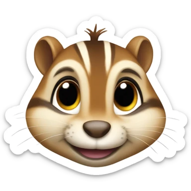 Chipmunk sticker