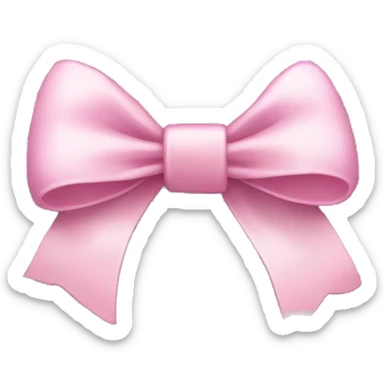 disco ball with a light pink bow on top sticker