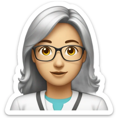 physics tutor assistant for high school girls sticker