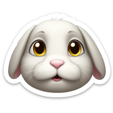 Sad bunny  sticker