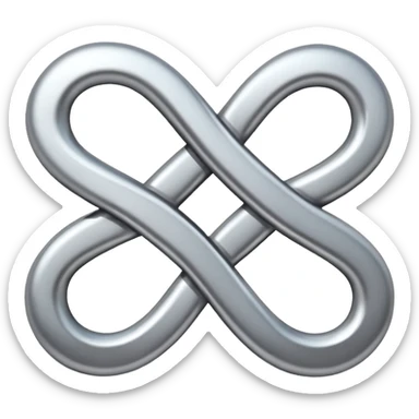 single infinity symbol sticker