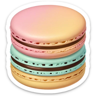 Macaroon sticker