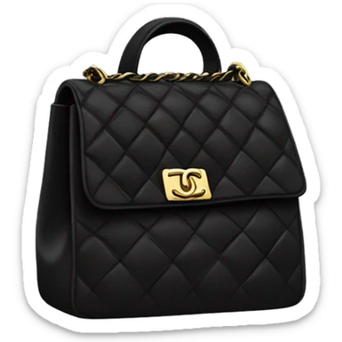 Black Chanel bag  sticker