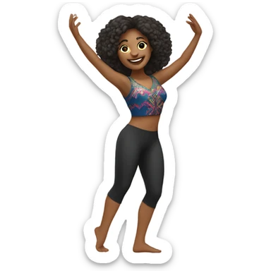 Brazilian dance instructor sticker