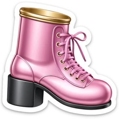 Moschino style spam can shoe sculpture  sticker
