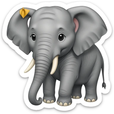  Elephant sticker