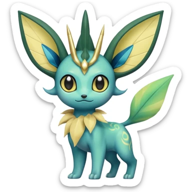Amaura-Celebi-Umbreon-Vaporeon-Leafeon-fusion sticker