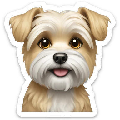 Morkie dog sticker