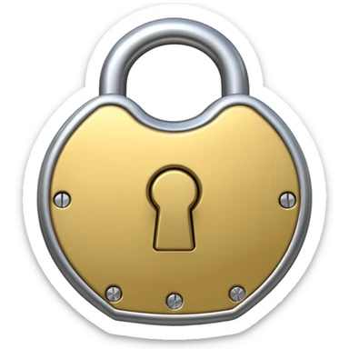 Lock sticker