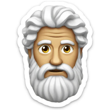 zeus greek god sticker