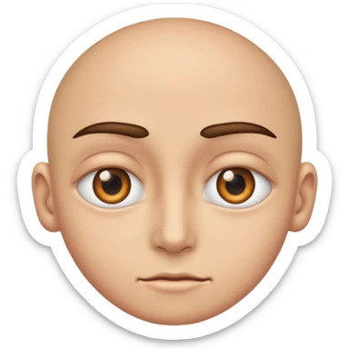 Ojo mas abierto que el otro sticker