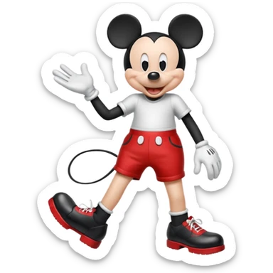 what can i can do meme with mickey the mouse sticker