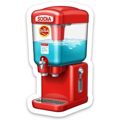 soda dispenser sticker