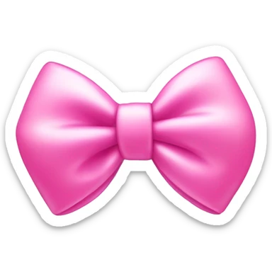hello kitty pink bow sticker