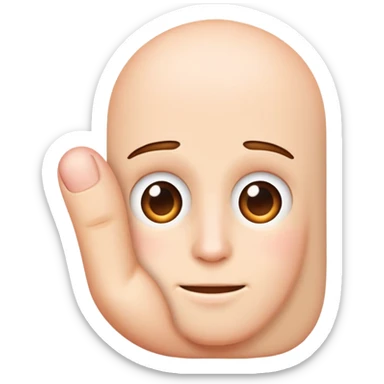 Finger in Virginia  sticker