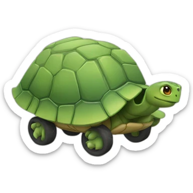 Carro tortuga sticker
