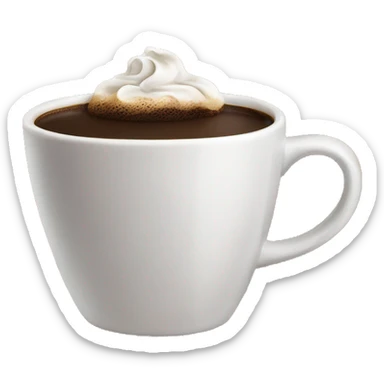 Kaffee mit Sahne  sticker