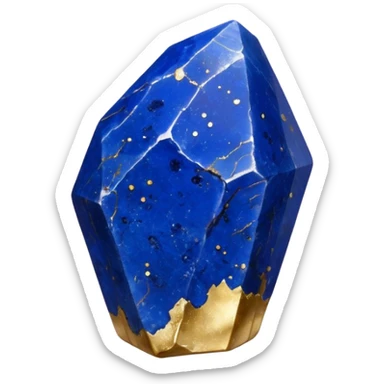 raw lapis crystal sticker