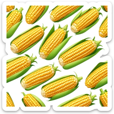 Corn on the cob sticker