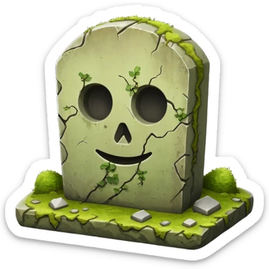 a grave sticker