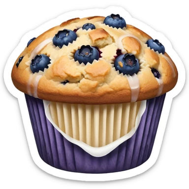 Blue berry muffin  sticker