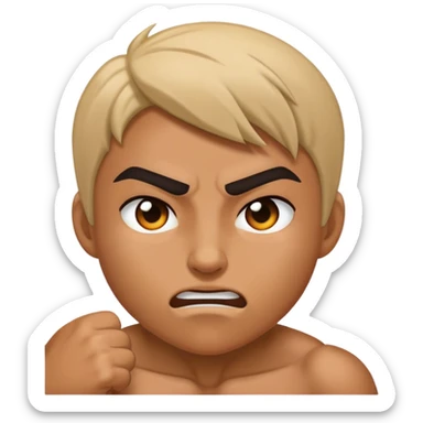 A baddie that fighting  sticker