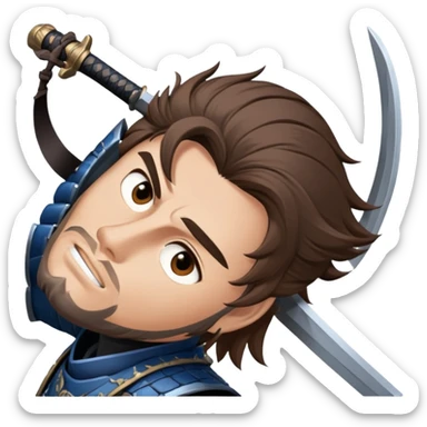 Samurai Defender sticker