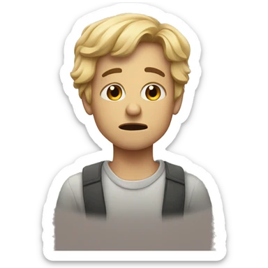 sad pyschological animated cliparts sticker